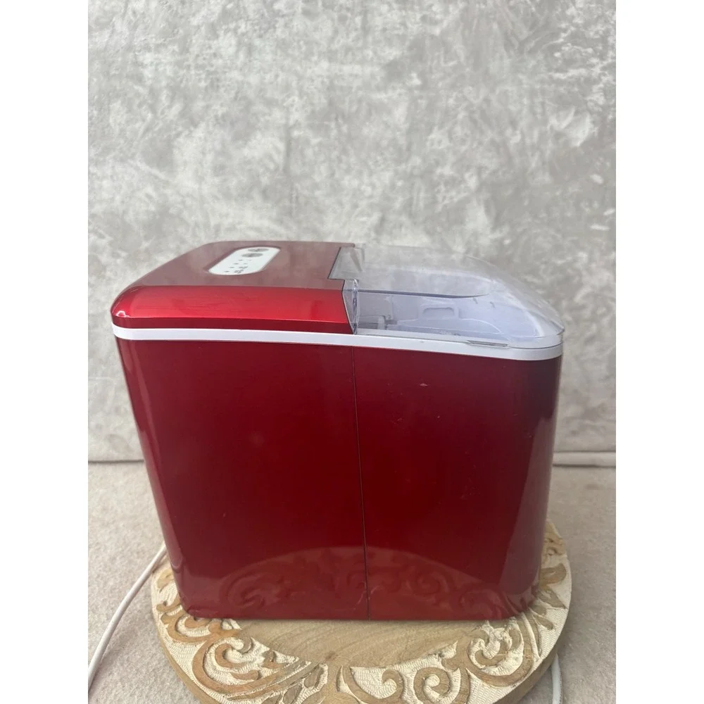 Igloo ICEB26RR Portable Countertop Ice Maker Machine Red 26lb Capacity 2.1L